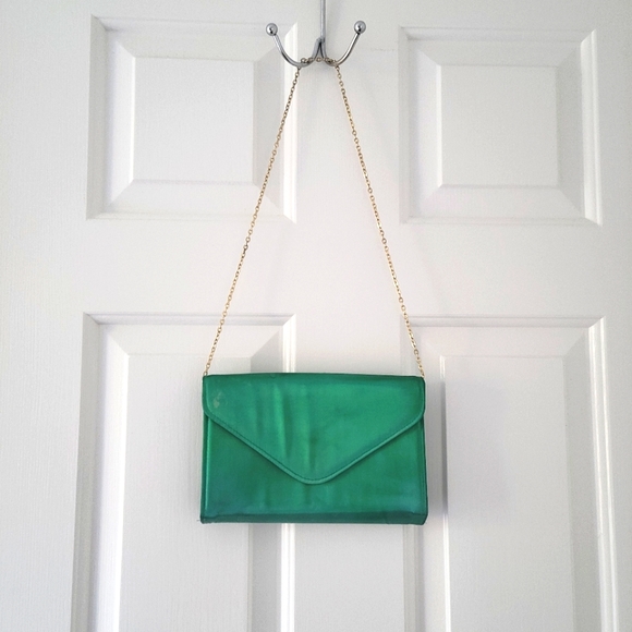 Vintage Emerald Green Purse - Picture 1 of 4